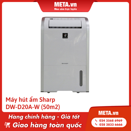 Máy hút ẩm Sharp DW-D20A-W (50m2)