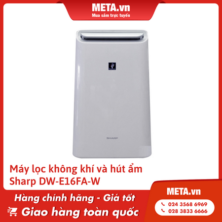 Máy lọc không khí và hút ẩm Sharp DW-E16FA-W