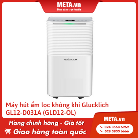 Máy hút ẩm lọc không khí Glucklich GL12-D031A (GLD12-OL)