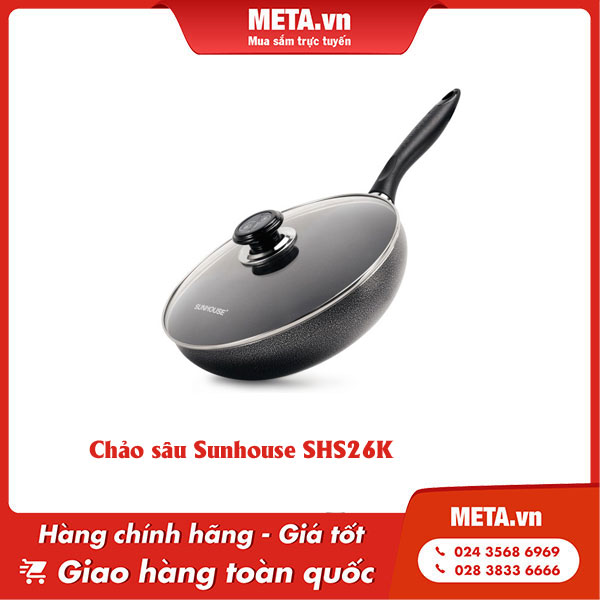 chảo chống dính Sunhouse SHS26K