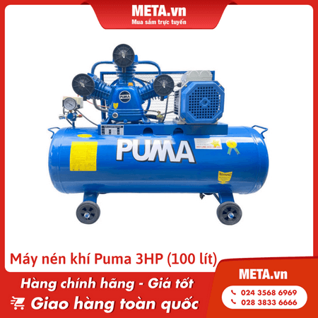 Máy nén khí Puma 3HP (100 lít)