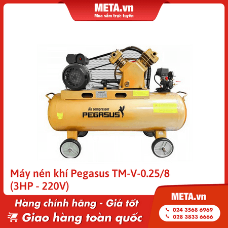 Máy nén khí Pegasus TM-V-0.25/8 (3HP)