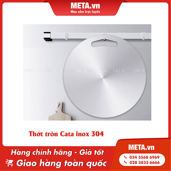 Thớt inox 304 tròn Cata 