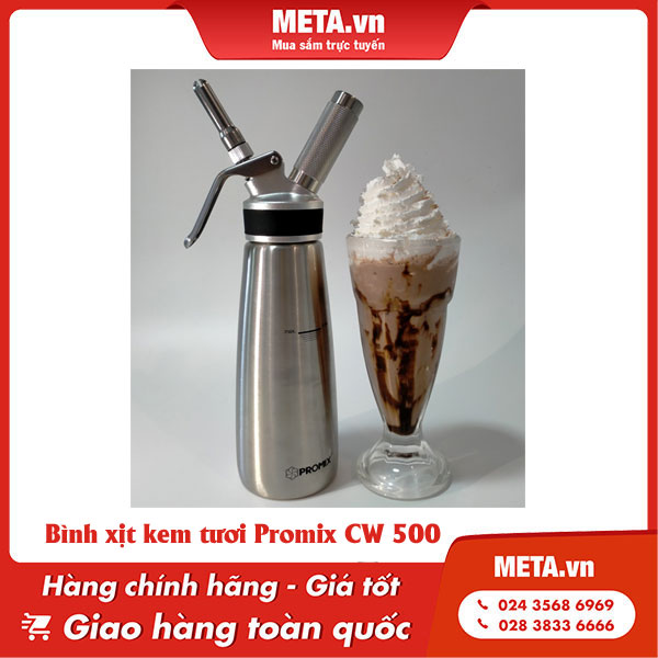 Bình xịt kem tươi Promix CW 500