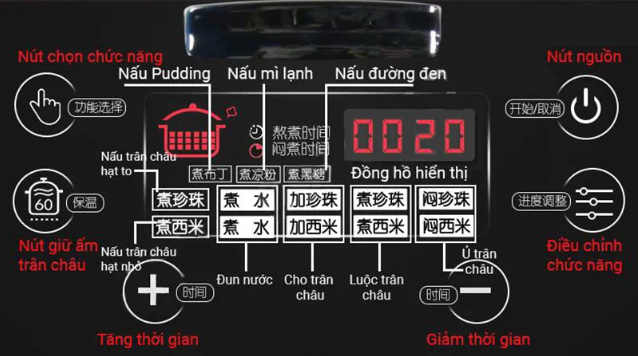 Cách sử dụng nồi ủ trân châu đúng, chi tiết nhất