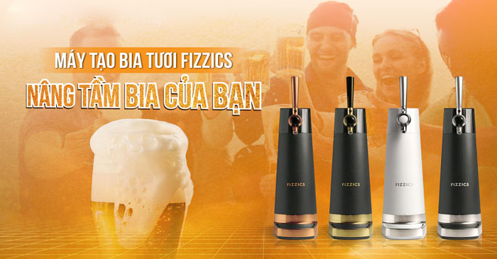 Review máy tạo bia tươi Fizzics có tốt không