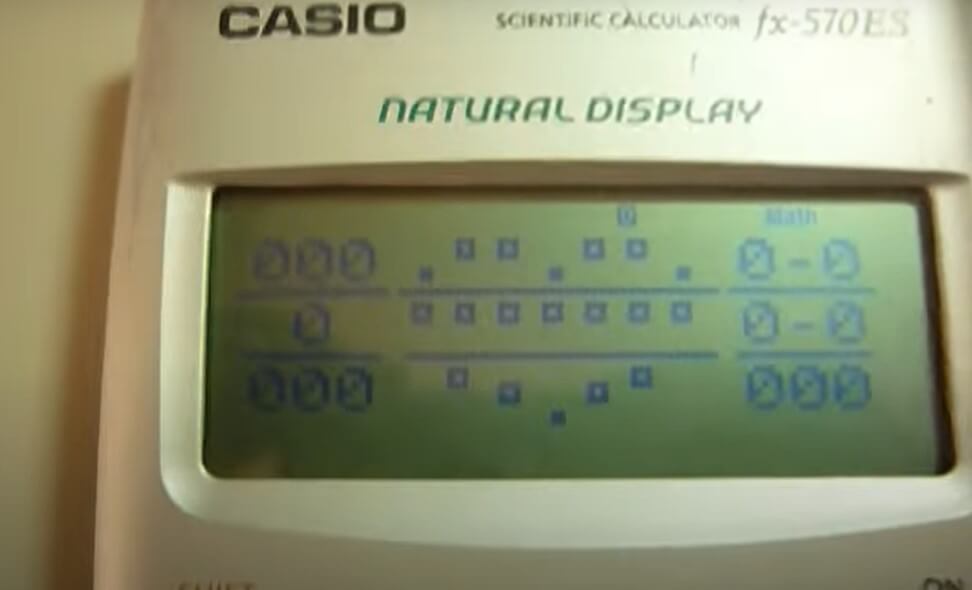 Cách vẽ trái tim trên máy tính casio thứ ba
