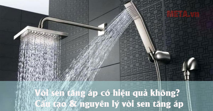 Tìm hiểu về vòi sen tăng áp