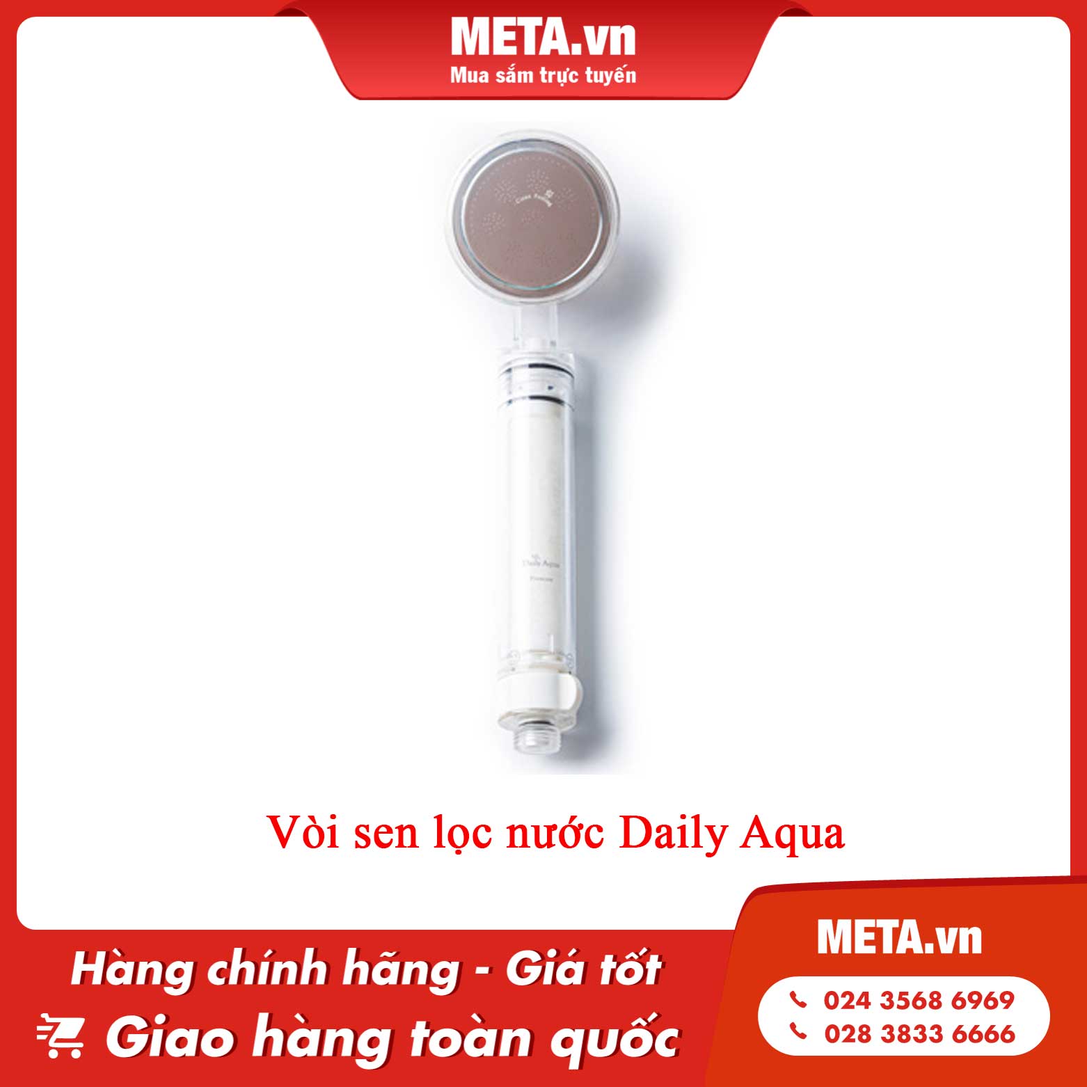 Vòi sen lọc nước Daily Aqua
