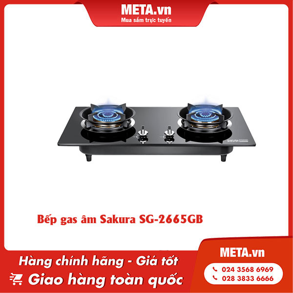 Bếp gas âm Sakura SG-2665GB