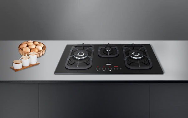 Kích thước bếp gas âm 3 vùng nấu 
