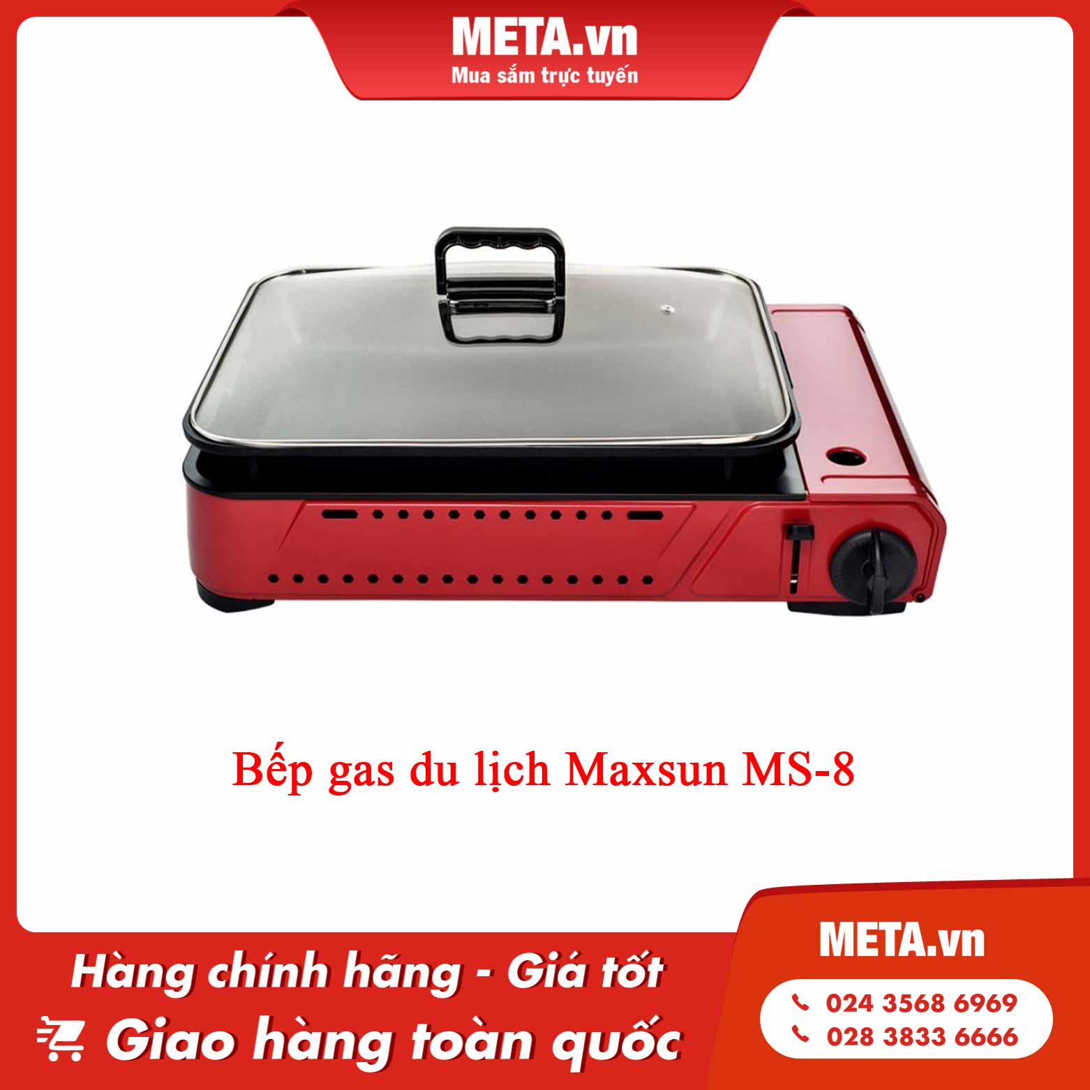 Bếp gas du lịch Maxsun MS-8