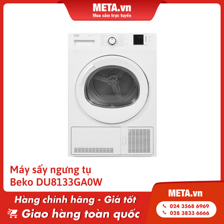 Máy sấy ngưng tụ Beko 8kg DU8133GA0W