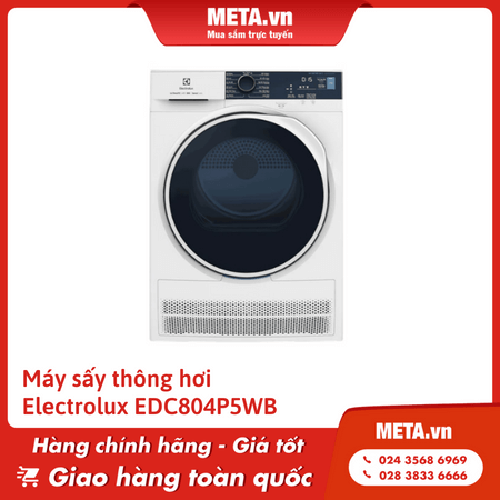 Máy sấy thông hơi Electrolux EDC804P5WB