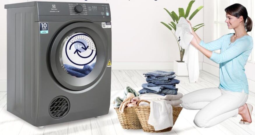 Bắt đầu chương trình với máy sấy Electrolux EDV854N3SB mà không hẹn giờ khởi động