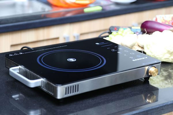 Cách sử dụng bếp hồng ngoại Sanaky cảm ứng kết hợp núm xoay
