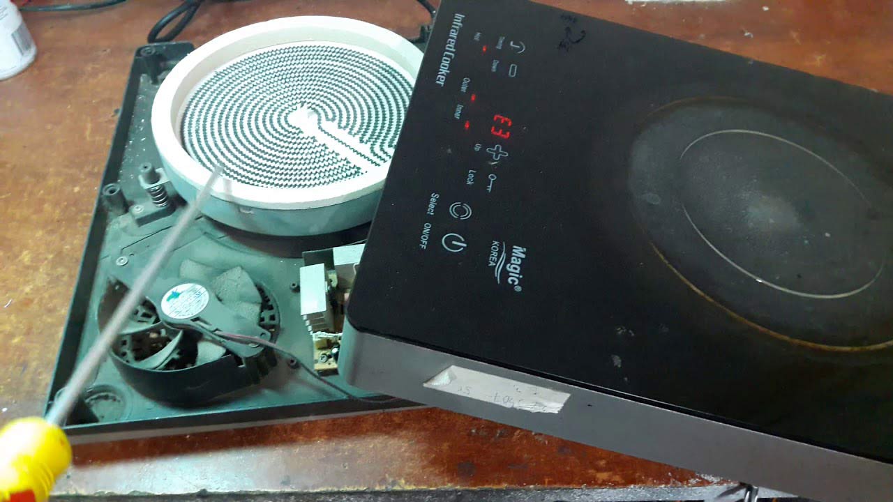 Lưu ý khi sửa lỗi E3 bếp hồng ngoại