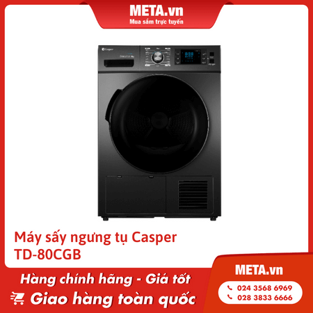 Máy sấy ngưng tụ Casper 8kg TD-80CGB