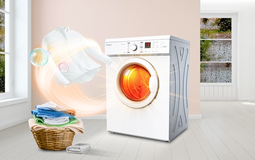 Đánh giá khả năng sấy khô của máy sấy quần áo Casper
