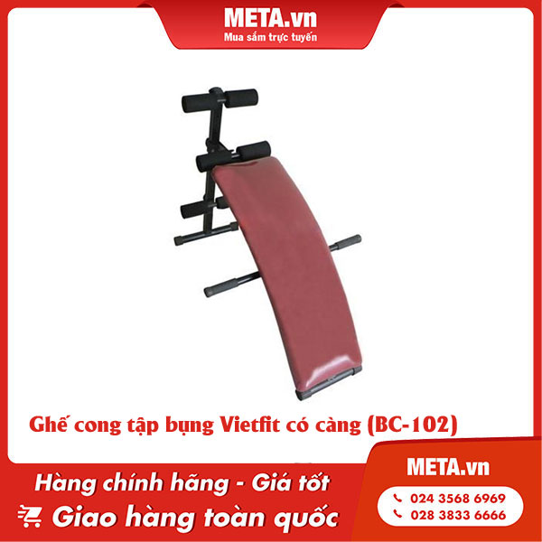 Ghế tập bụng Vietfit có càng (BC-102)