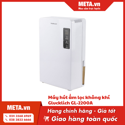 Máy hút ẩm lọc không khí Glucklich GL-2200A 