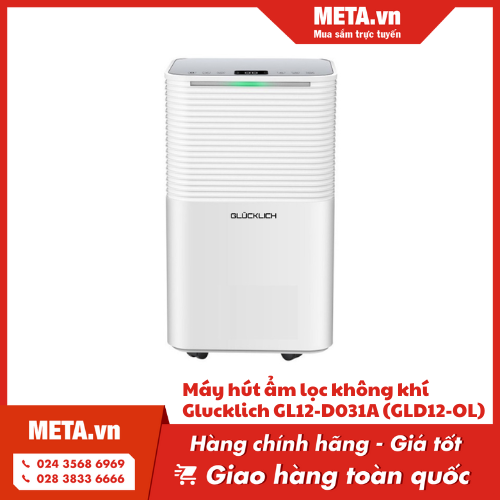 Máy hút ẩm lọc không khí Glucklich GL12-D031A (GLD12-OL) 