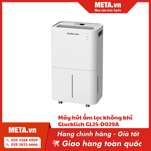 Máy hút ẩm lọc không khí Glucklich GL25-D029A