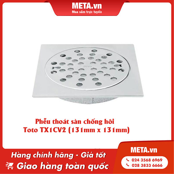 Phễu thoát sàn chống hôi Toto TX1CV2