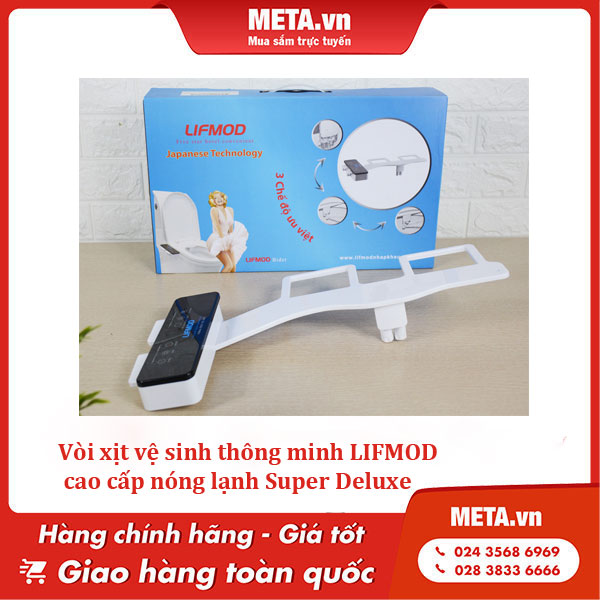 Vòi xịt vệ sinh thông minh LIFMOD cao cấp nóng lạnh Super Deluxe