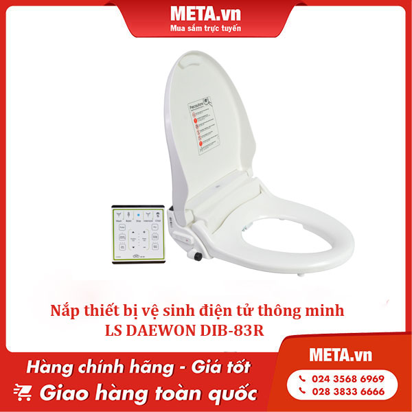 Nắp thiết bị vệ sinh điện tử thông minh LS DAEWON DIB-83R