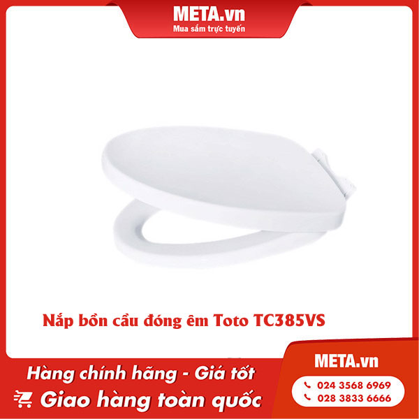 Nắp bồn cầu đóng êm Toto TC385VS