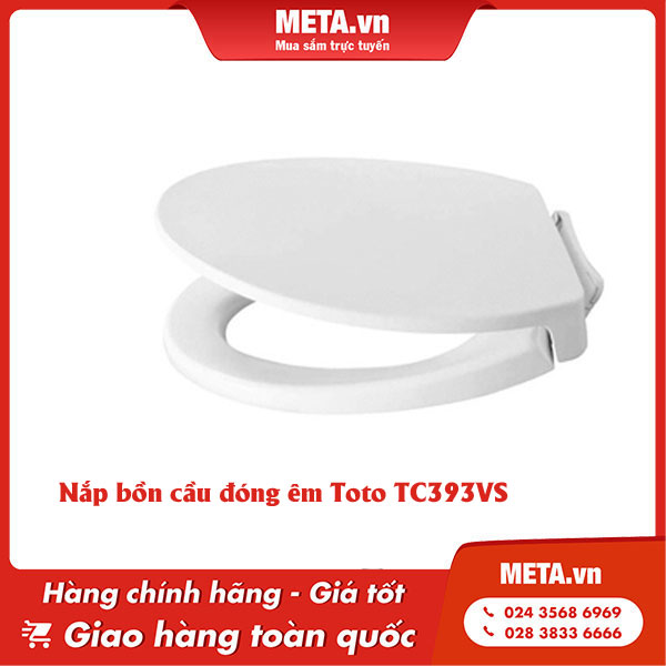 Nắp bồn cầu đóng êm Toto TC393VS
