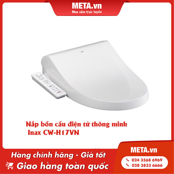Nắp bồn cầu thông minh Nhật Bản Inax CW-H17VN
