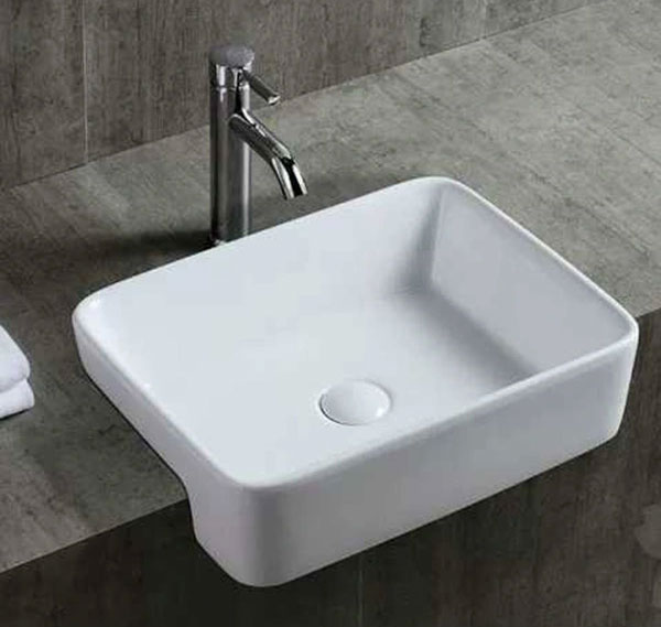 Mẫu chậu lavabo bán âm bàn 