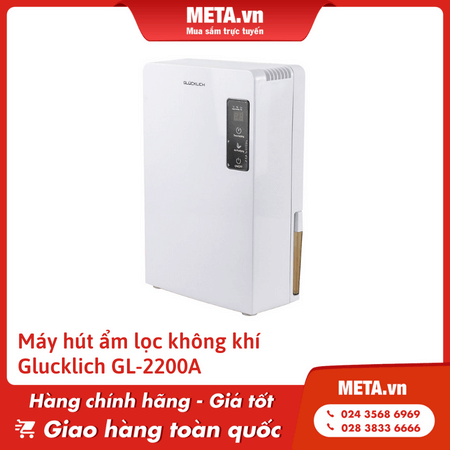 Máy hút ẩm lọc không khí Glucklich GL-2200A