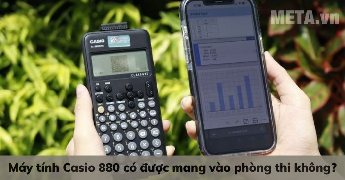 Quy định nào quy định việc mang máy tính Casio 880 vào phòng thi?
