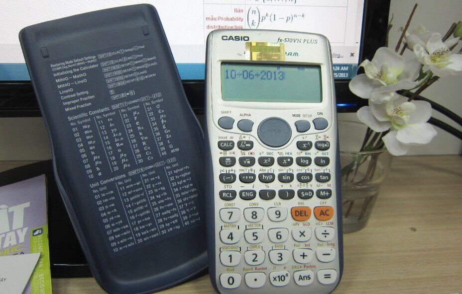 Hướng dẫn bật, tắt máy tính Casio FX 570VN Plus