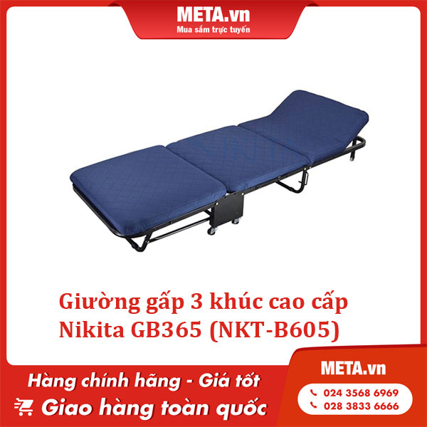 Giường gấp 3 khúc cao cấp Nikita GB365 (NKT-B605)
