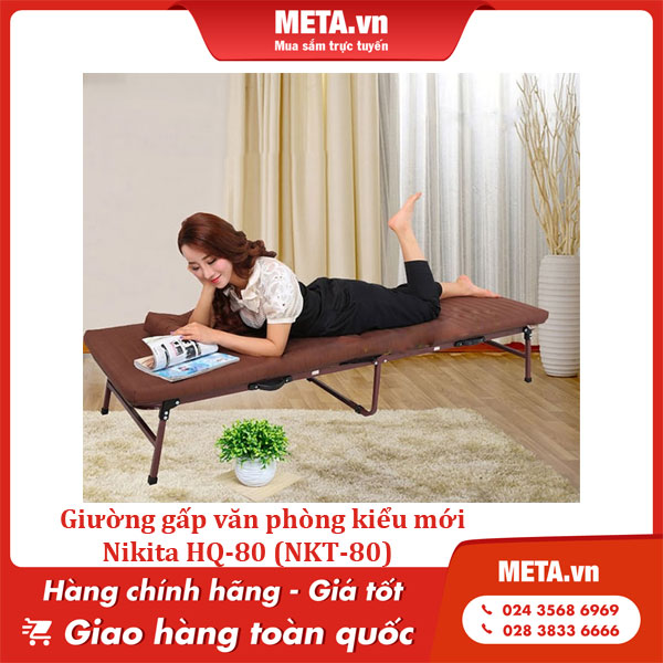 Giường gấp văn phòng kiểu mới Nikita HQ-80