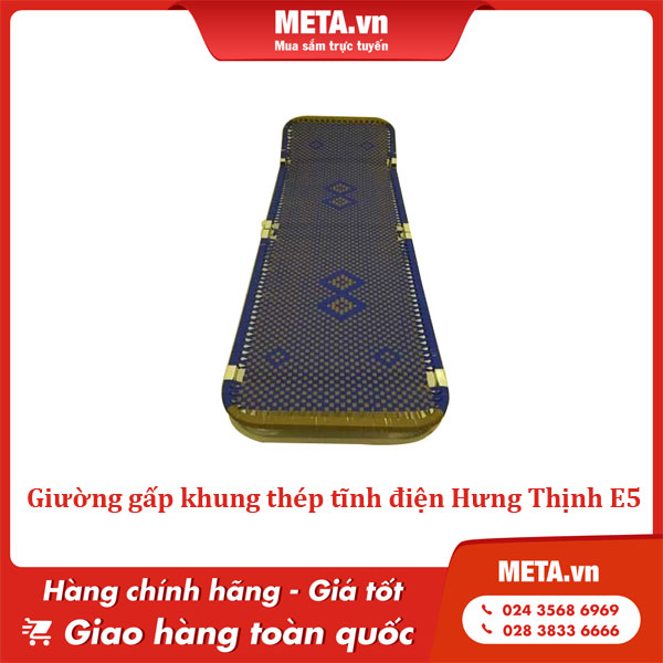 Giường gấp thông minh khung thép tĩnh điện Hưng Thịnh E5
