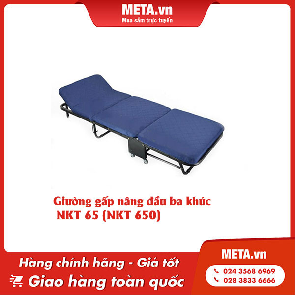 Giường gấp nâng đầu ba khúc GB65 (NKT 650)