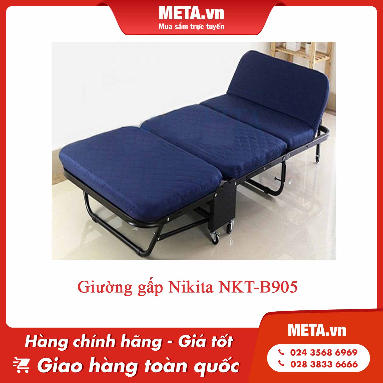 Giường gấp Nikita NKT-B905