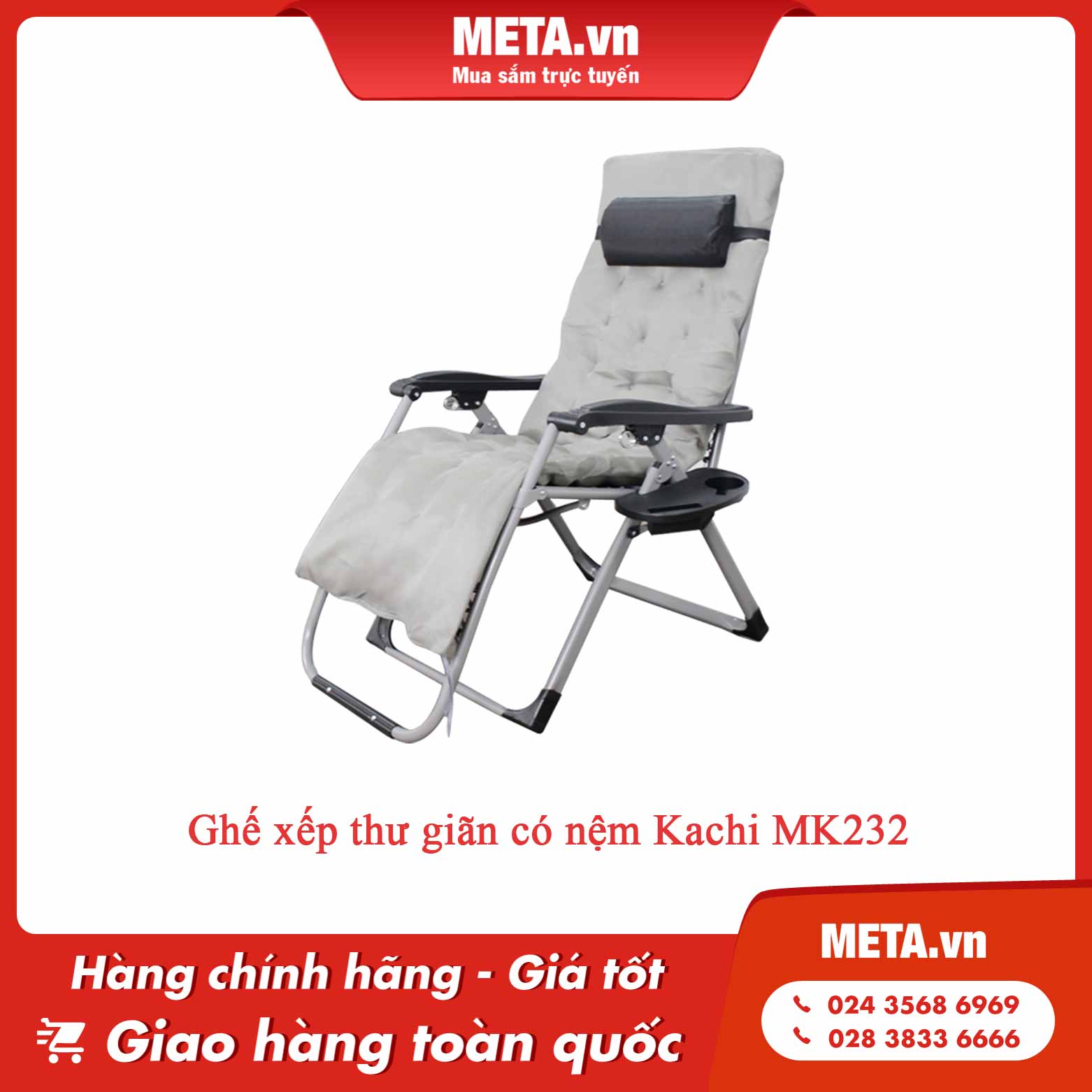 Ghế thư giãn cho bà bầu có nệm Kachi MK232