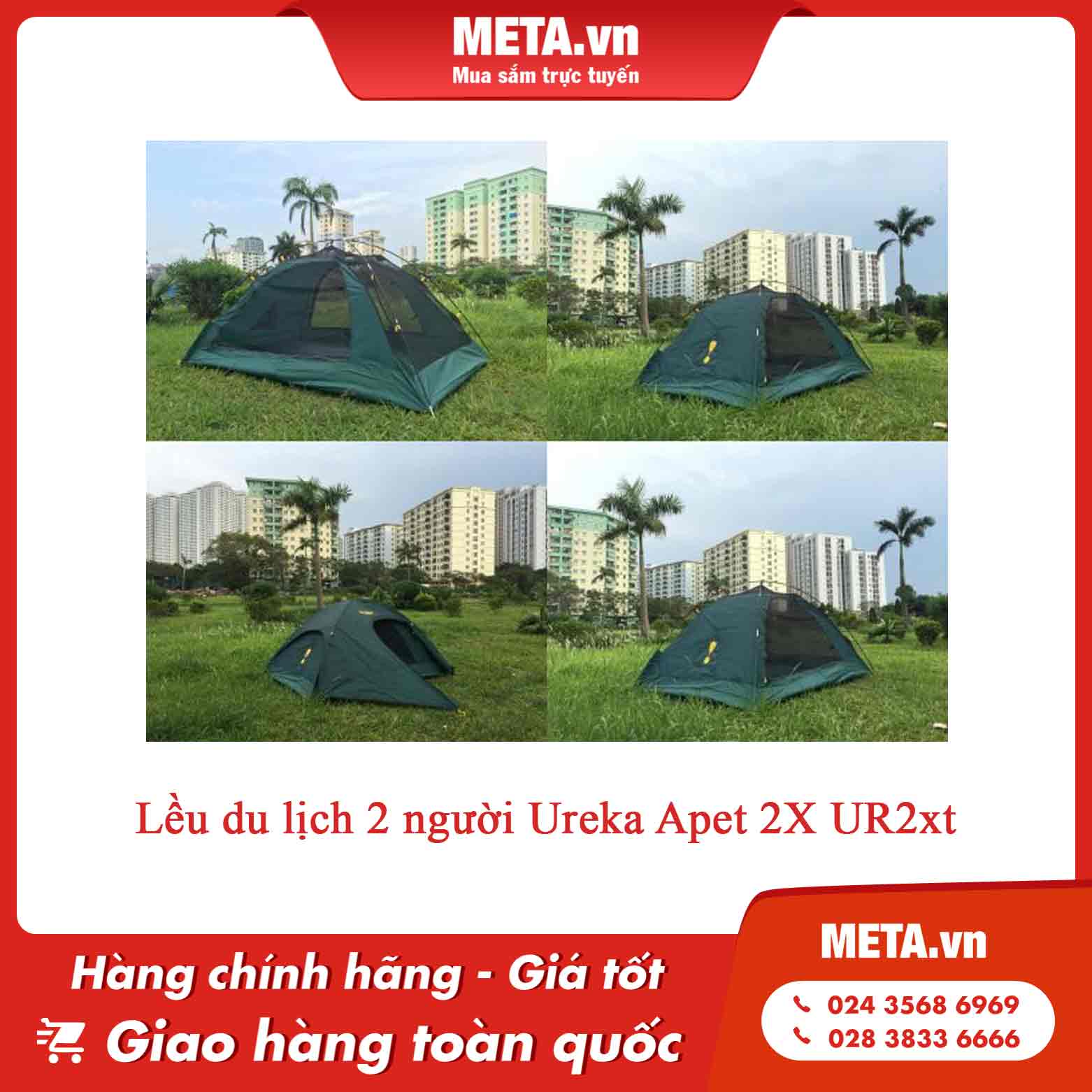 Lều du lịch 2 người Ureka Apet 2X UR2xt