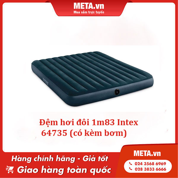 Đệm hơi đôi 1m83 Intex 64735 (có kèm bơm)