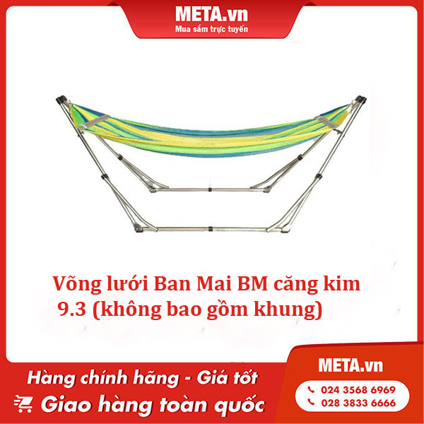 Võng lưới Ban Mai BM căng kim 9.3 (không bao gồm khung)