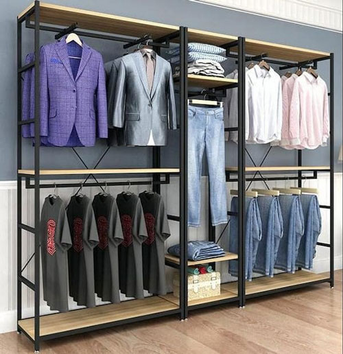 Kích thước giá treo quần áo 2 tầng