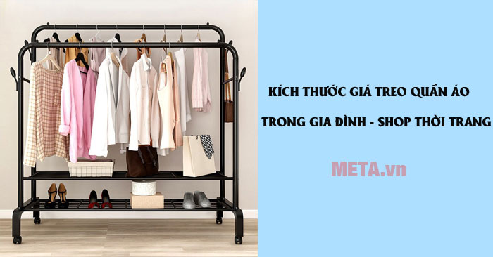 Kích thước giá treo quần áo