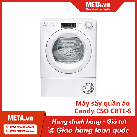 Máy sấy quần áo Candy CSO C8TE-S - 8kg