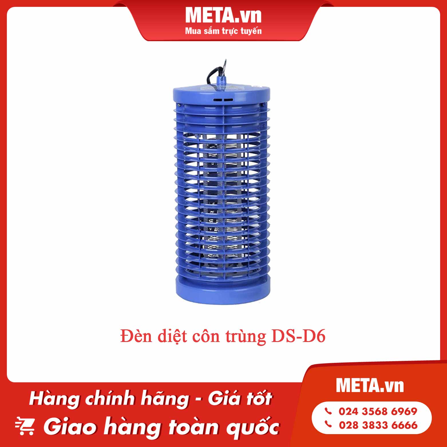 Đèn diệt côn trùng DS-D6